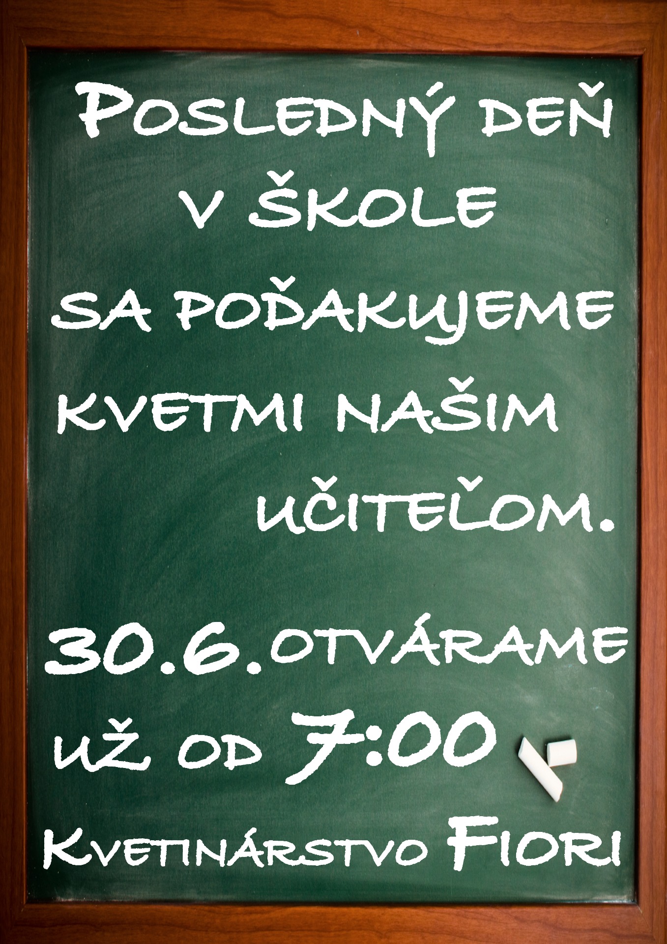Koniec školského roka vo Fiori